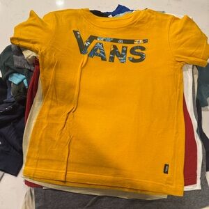 Vans Kids Tee in Vibrant Yellow
